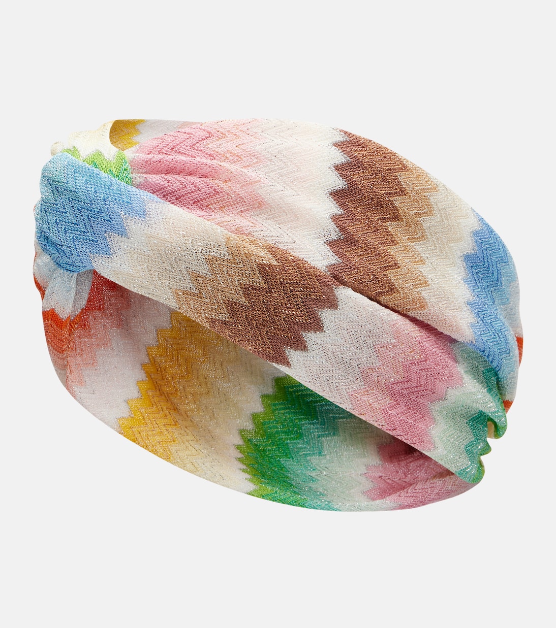 Zigzag lamé headband | Missoni