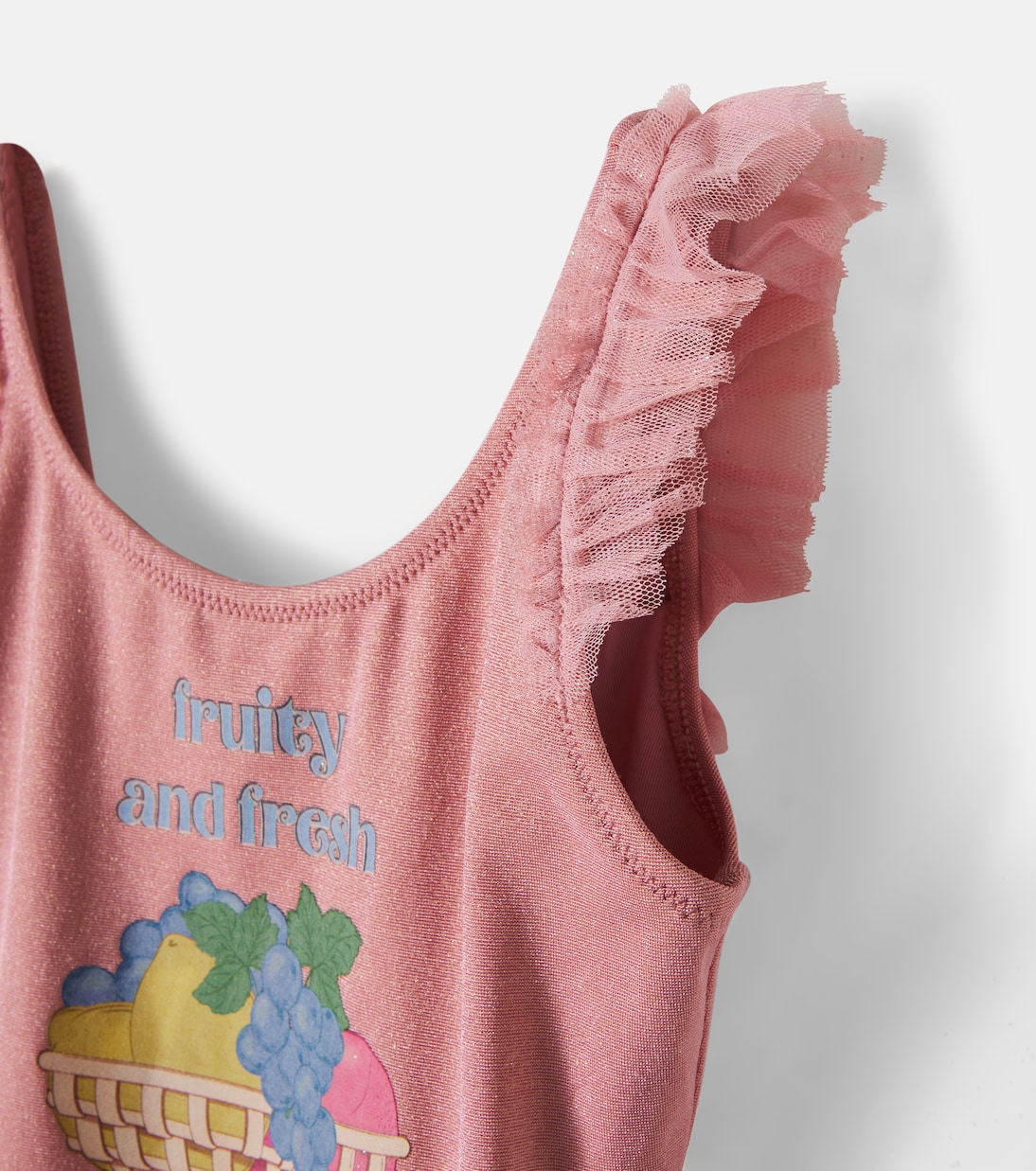 Amandine tulle-trimmed swimsuit | Konges Sløjd