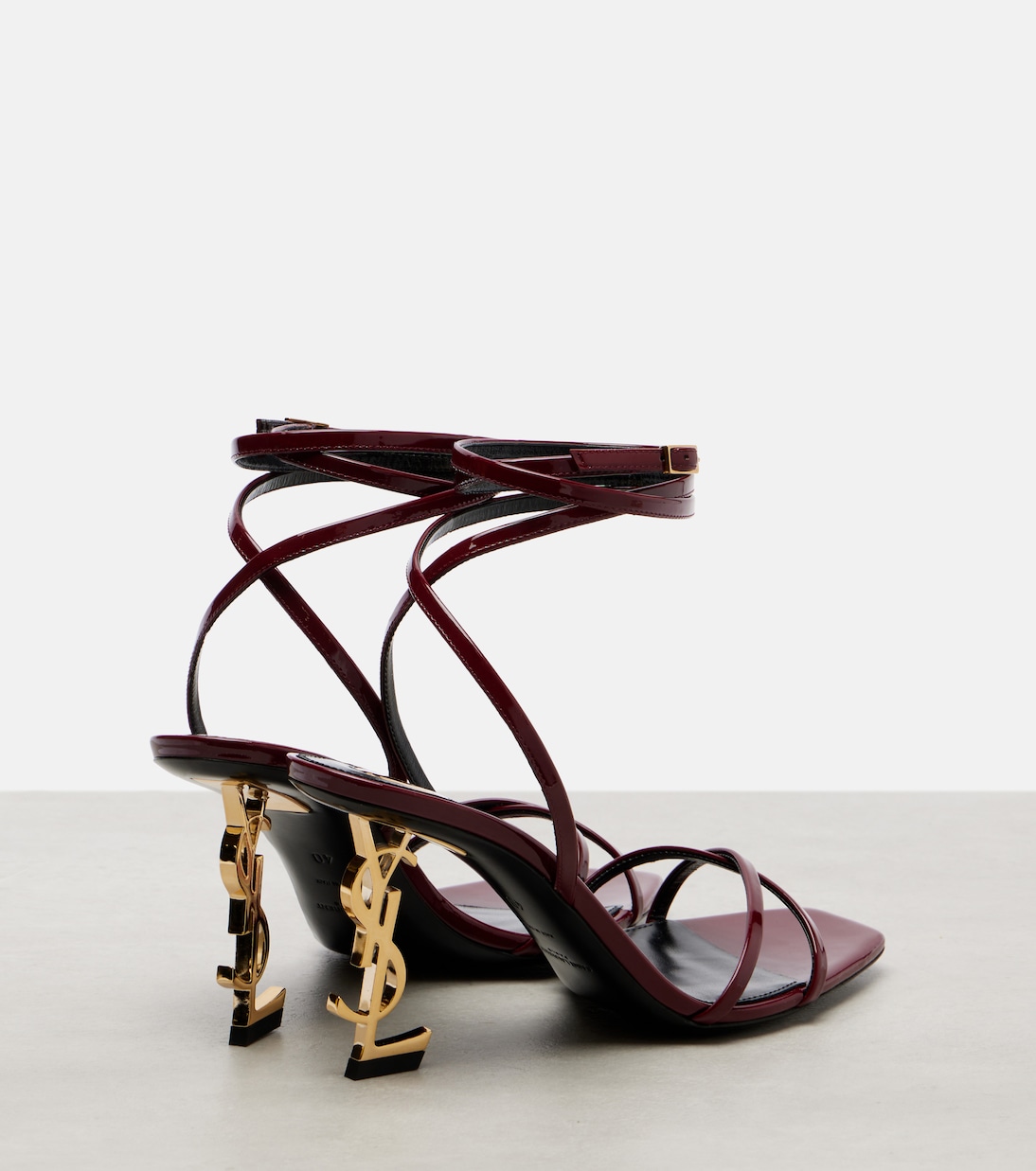 Opyum 85 patent leather sandals | Saint Laurent