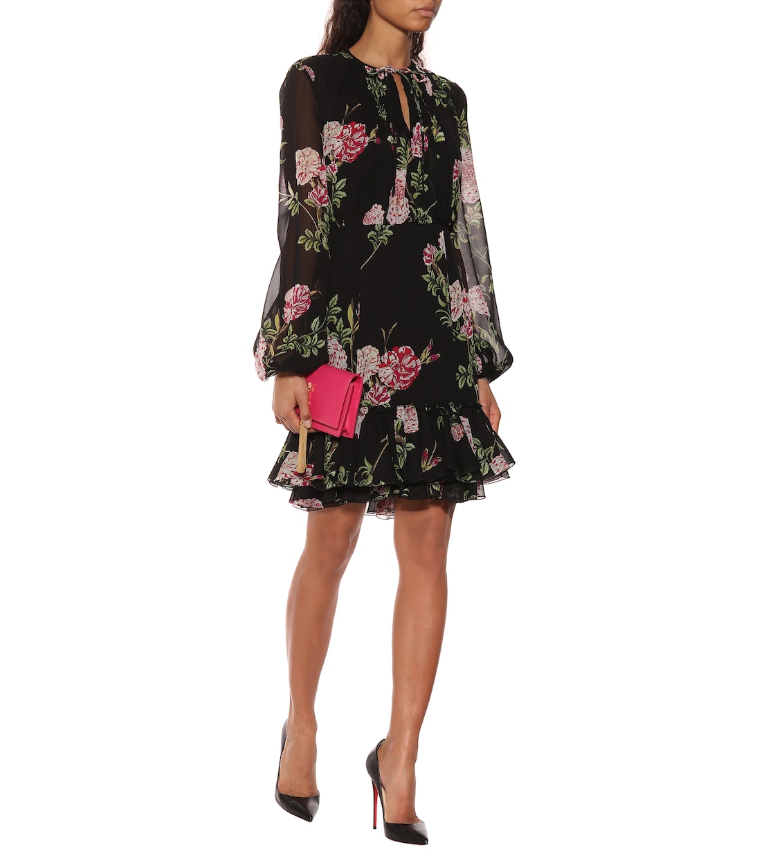 Floral-printed silk dress | Giambattista Valli