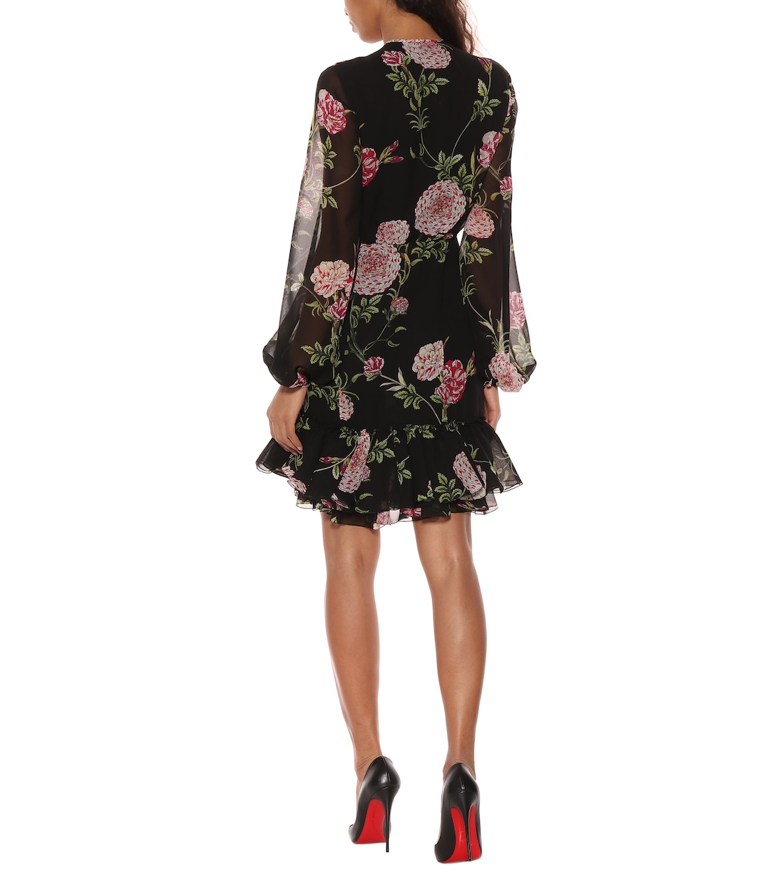 Floral-printed silk dress | Giambattista Valli