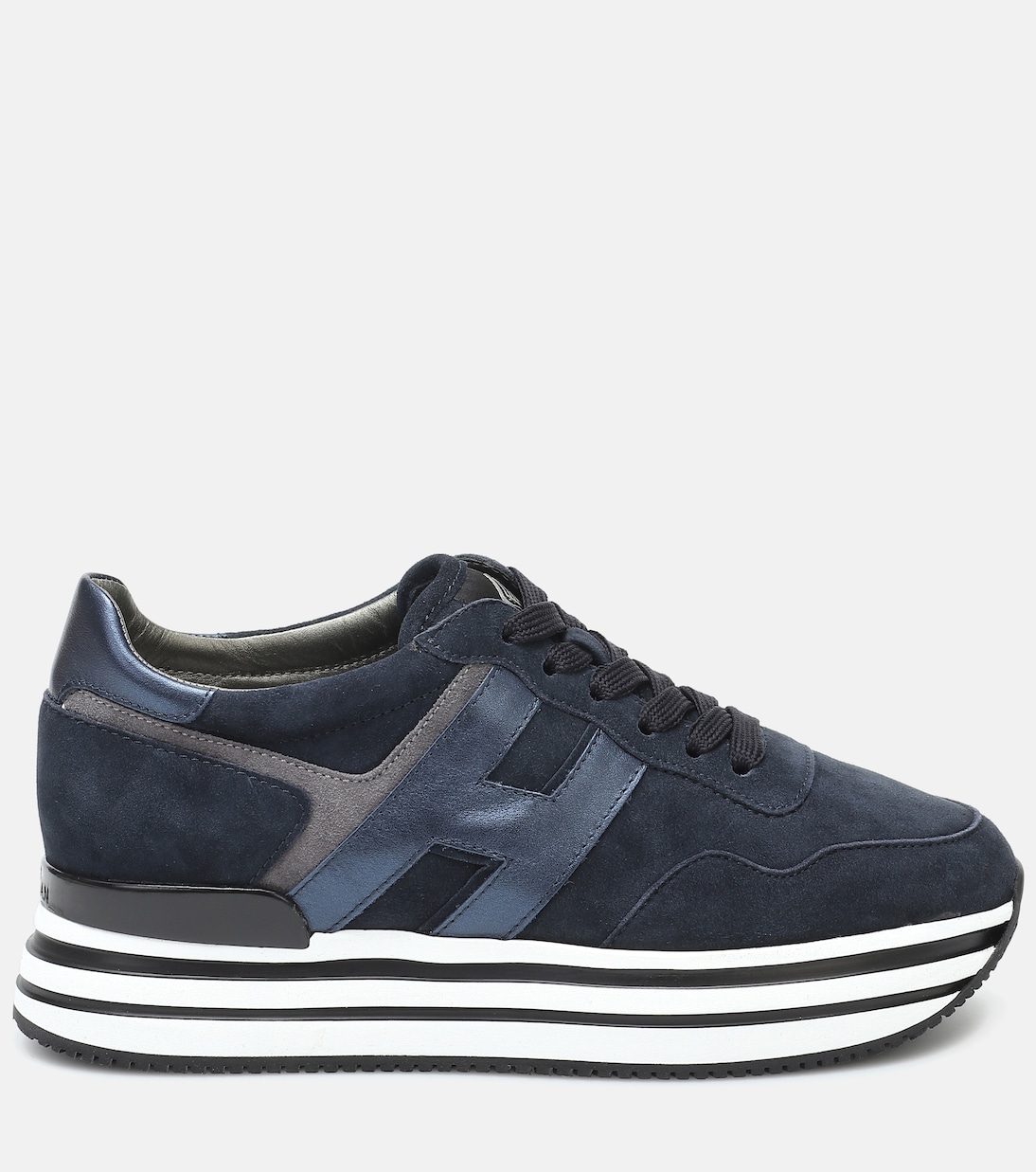 Sneakers Midi Platform in suede | Hogan