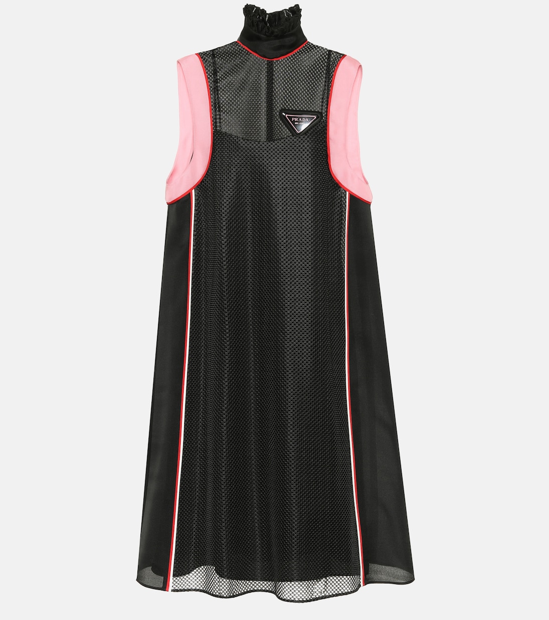 Abito Midi in Mesh Firmato Prada per Giovani Stilisti