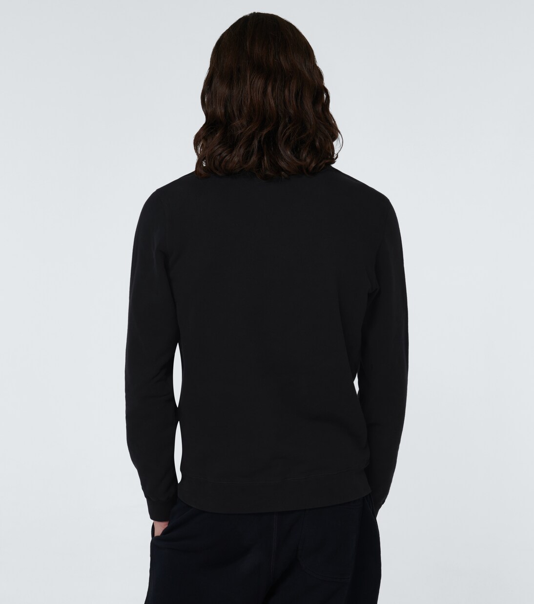Cotton loopback sweatshirt | Sunspel