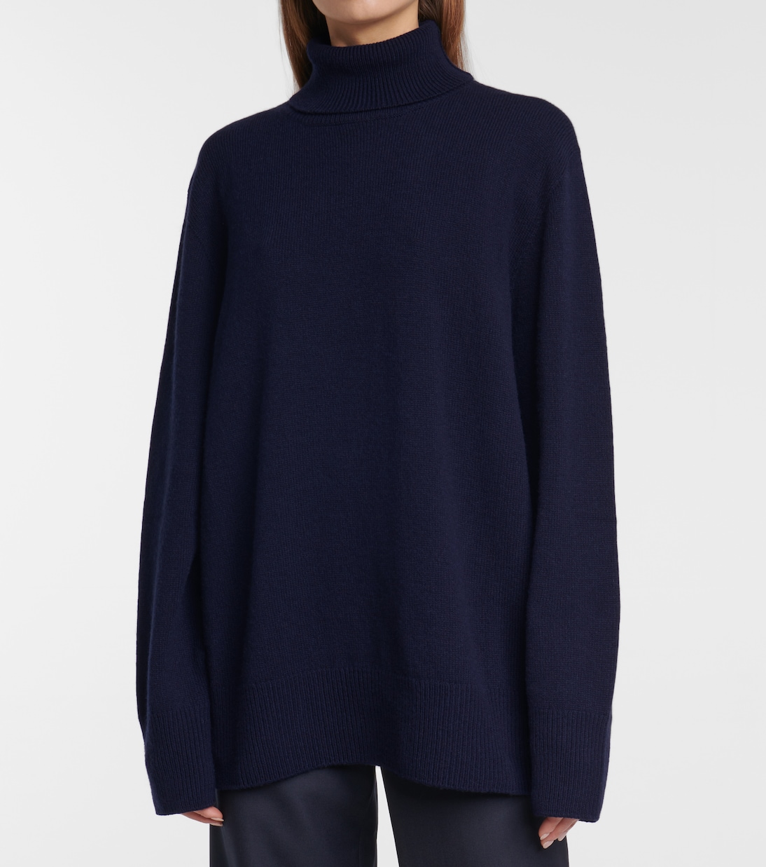 Pull Milina à col roulé en laine et cachemire | The Row