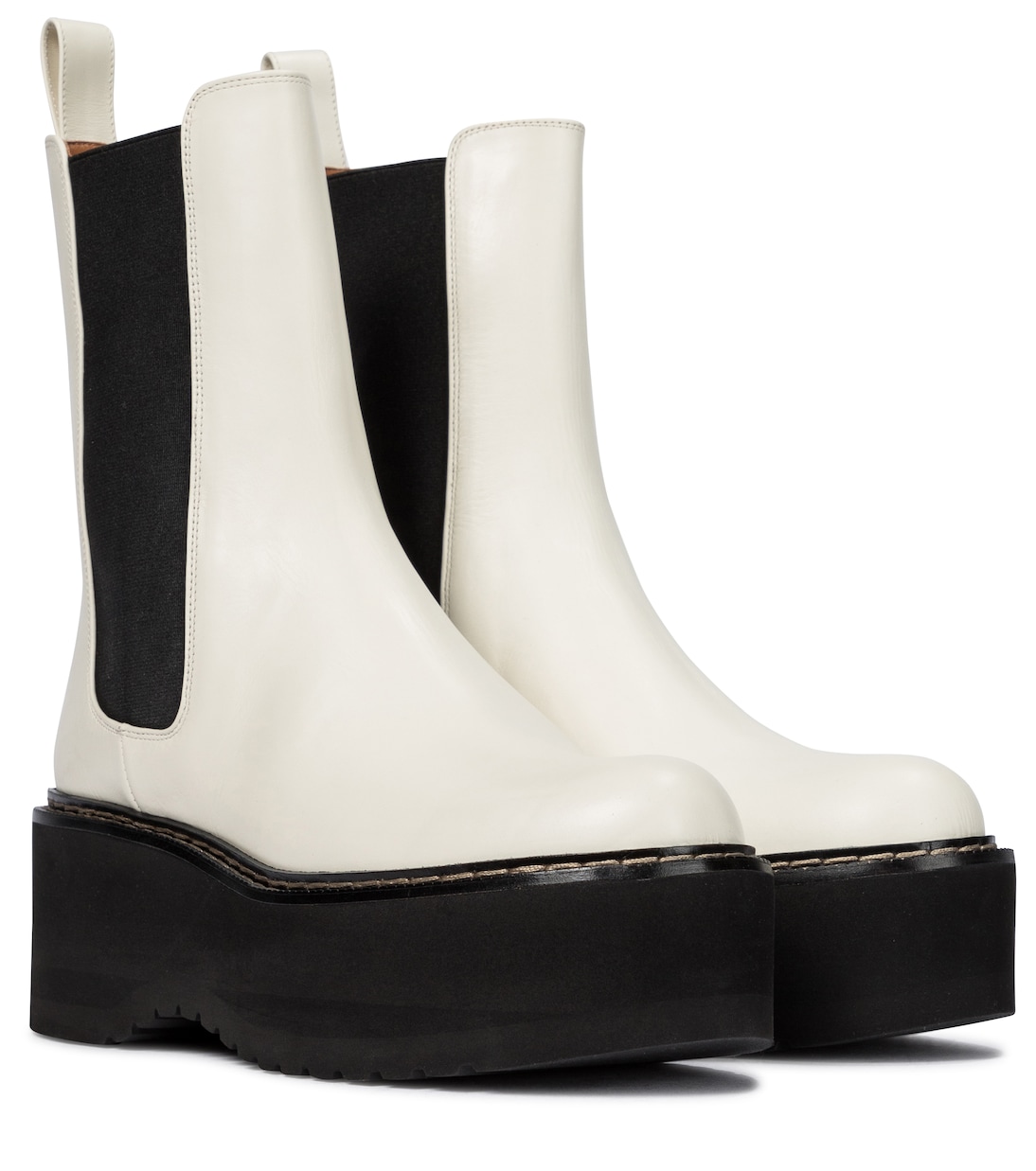 Botas de piel con plataforma | Paris Texas