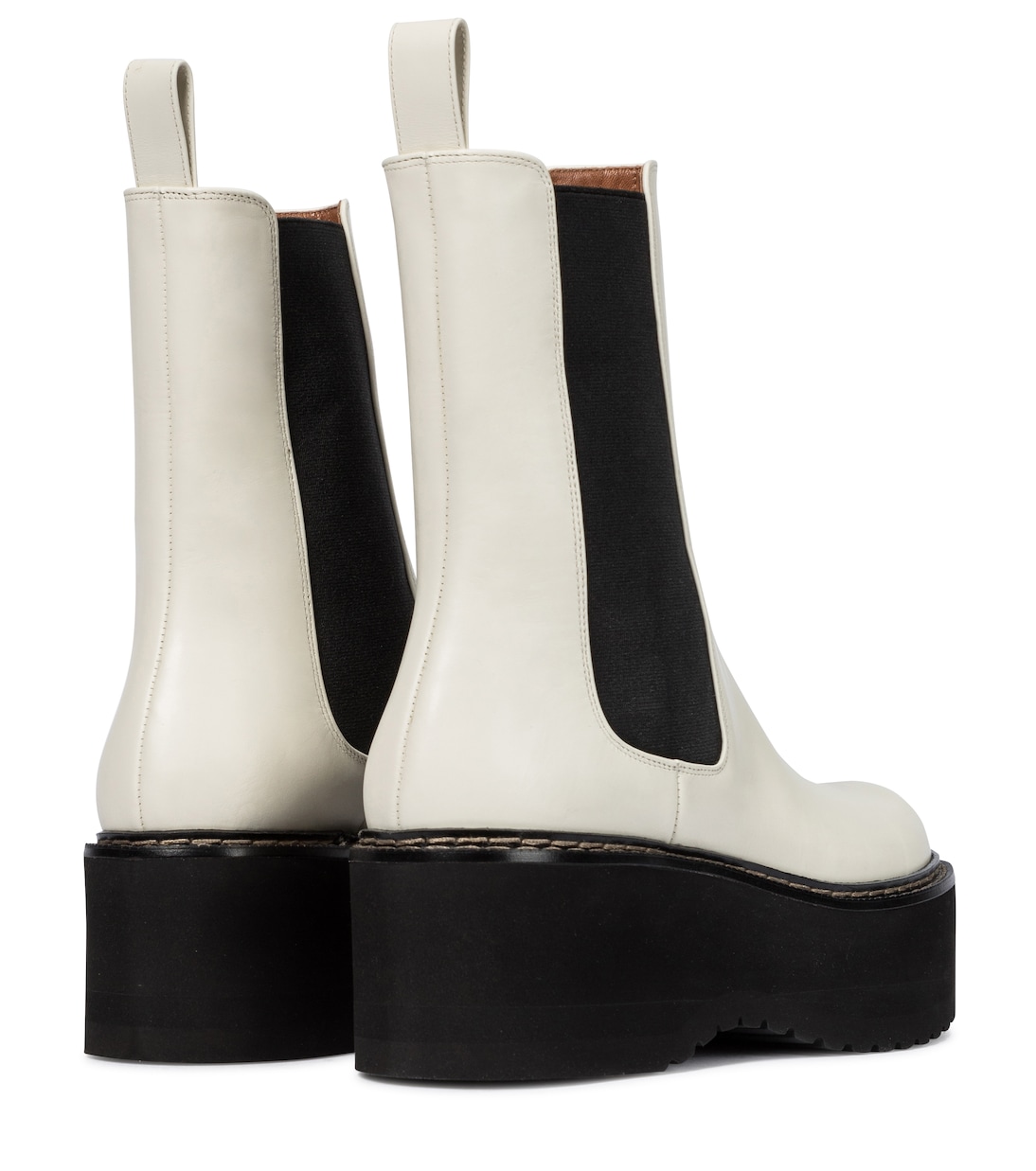 Botas de piel con plataforma | Paris Texas