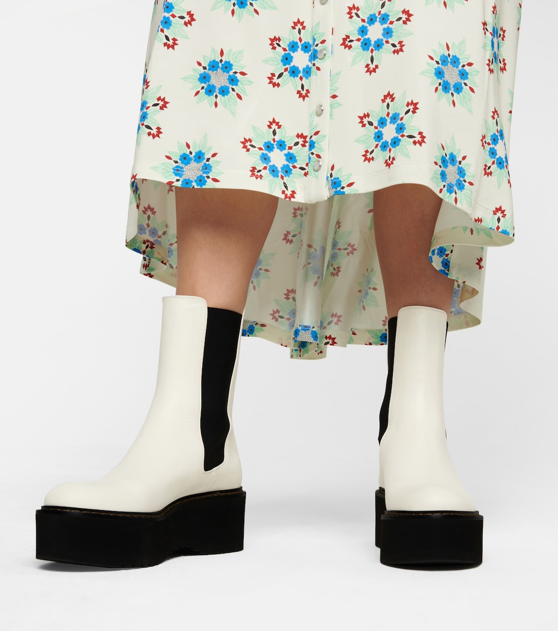 Botas de piel con plataforma | Paris Texas