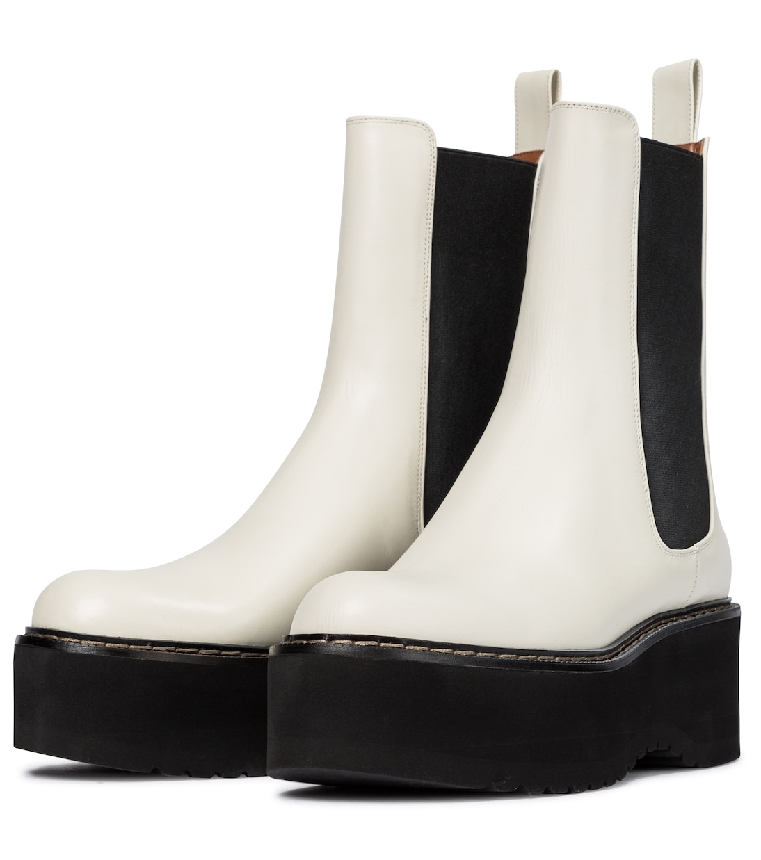 Botas de piel con plataforma | Paris Texas