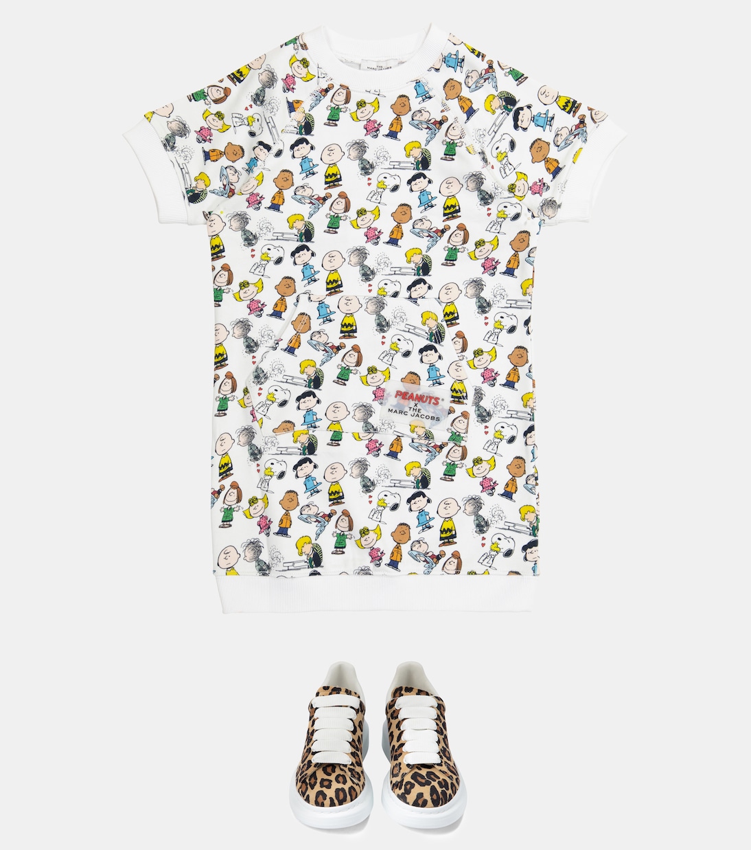 x Peanuts® vestido de algodón | Marc Jacobs Kids