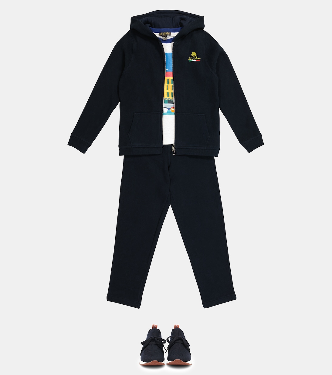Horsey cotton fleece sweatpants | Loro Piana Kids