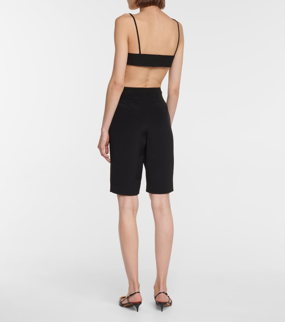 Shorts in lana e seta | Valentino
