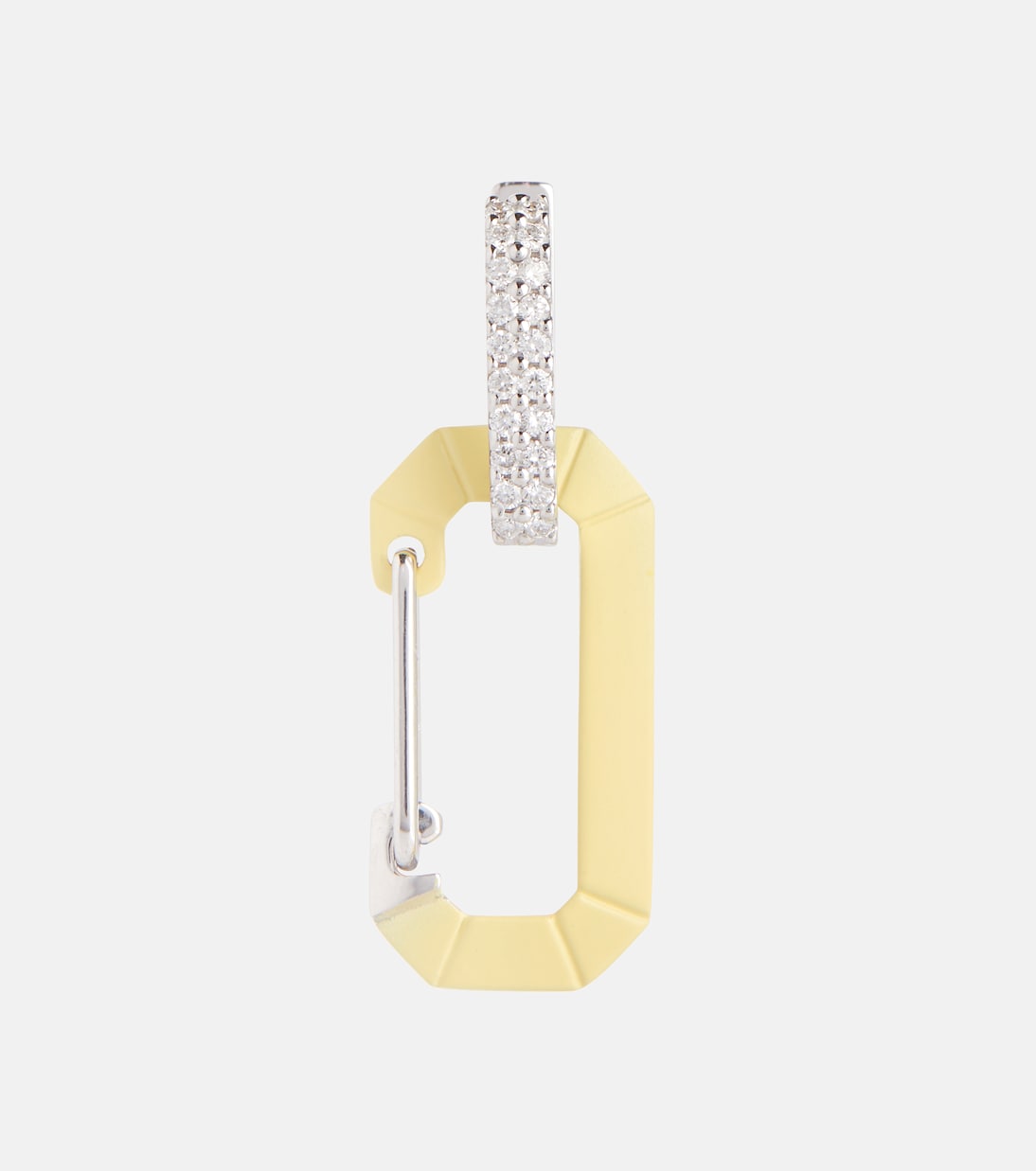 Chiara Small 18kt gold single earring with diamonds | Eéra
