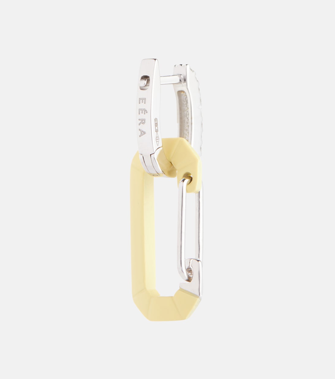 Chiara Small 18kt gold single earring with diamonds | Eéra