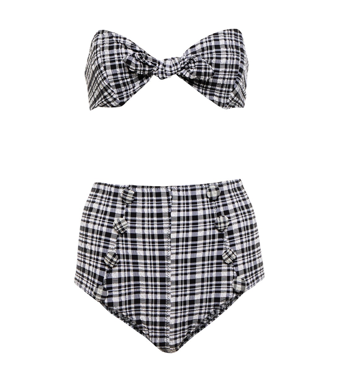 Poppy checked seersucker bikini | Lisa Marie Fernandez