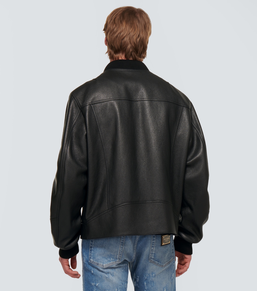 Bomberjacke DG aus Leder | Dolce&Gabbana