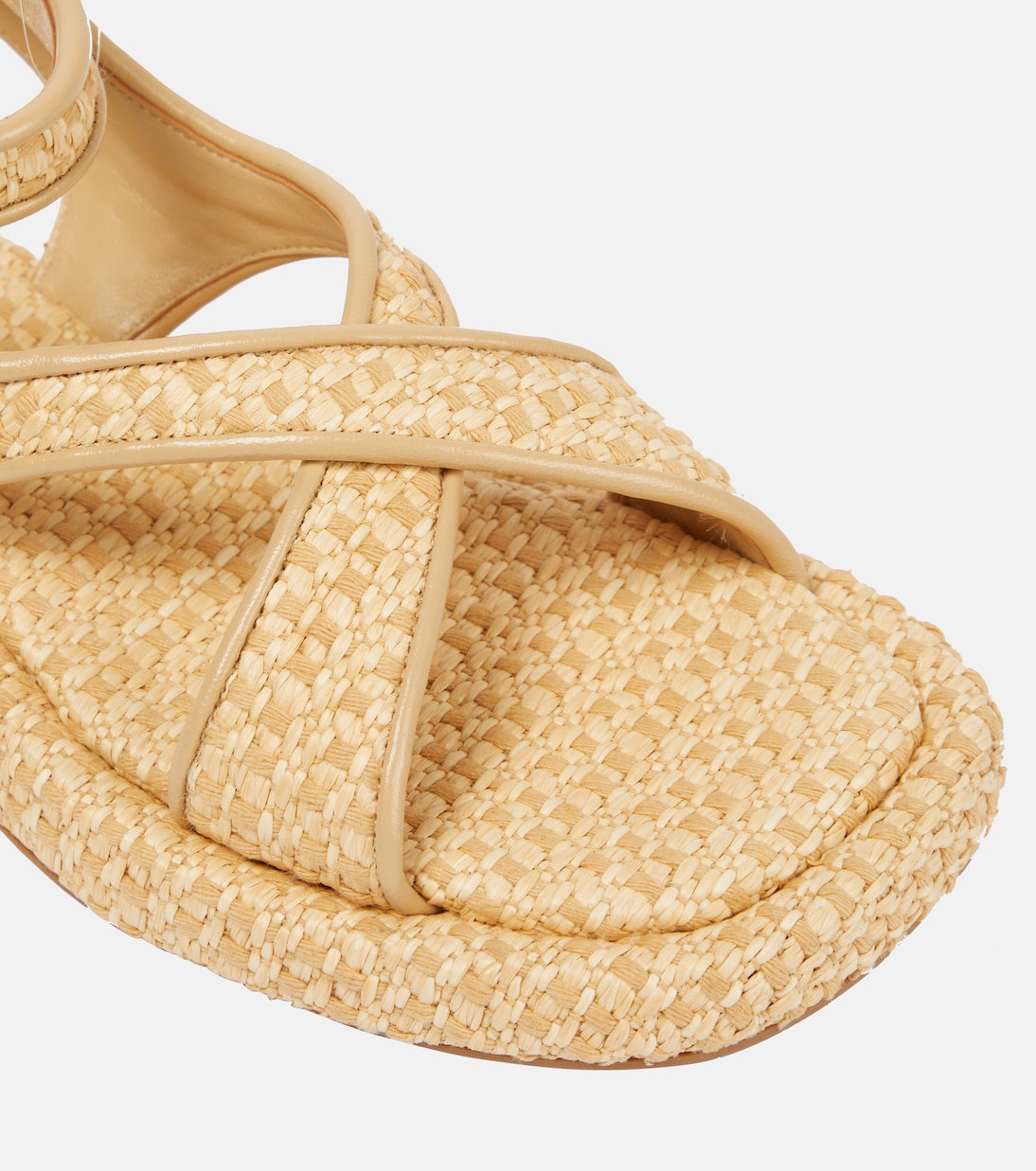 Gia/Rhw Sandalen Rosie 17 aus Raffiabast | Gia Borghini