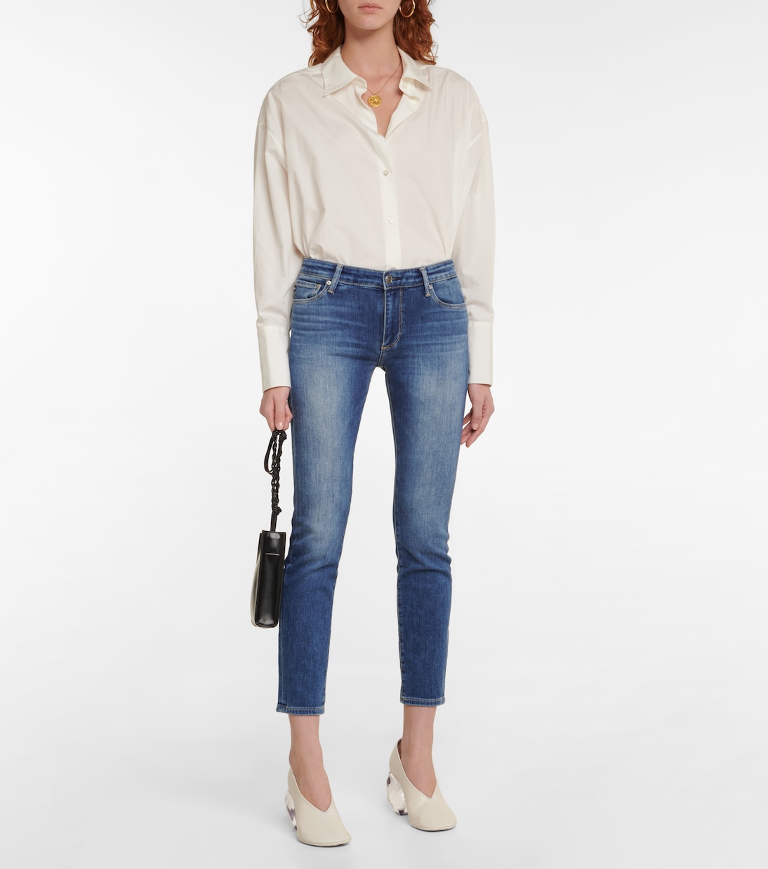 Prima Ankle mid-rise skinny jeans | AG Jeans