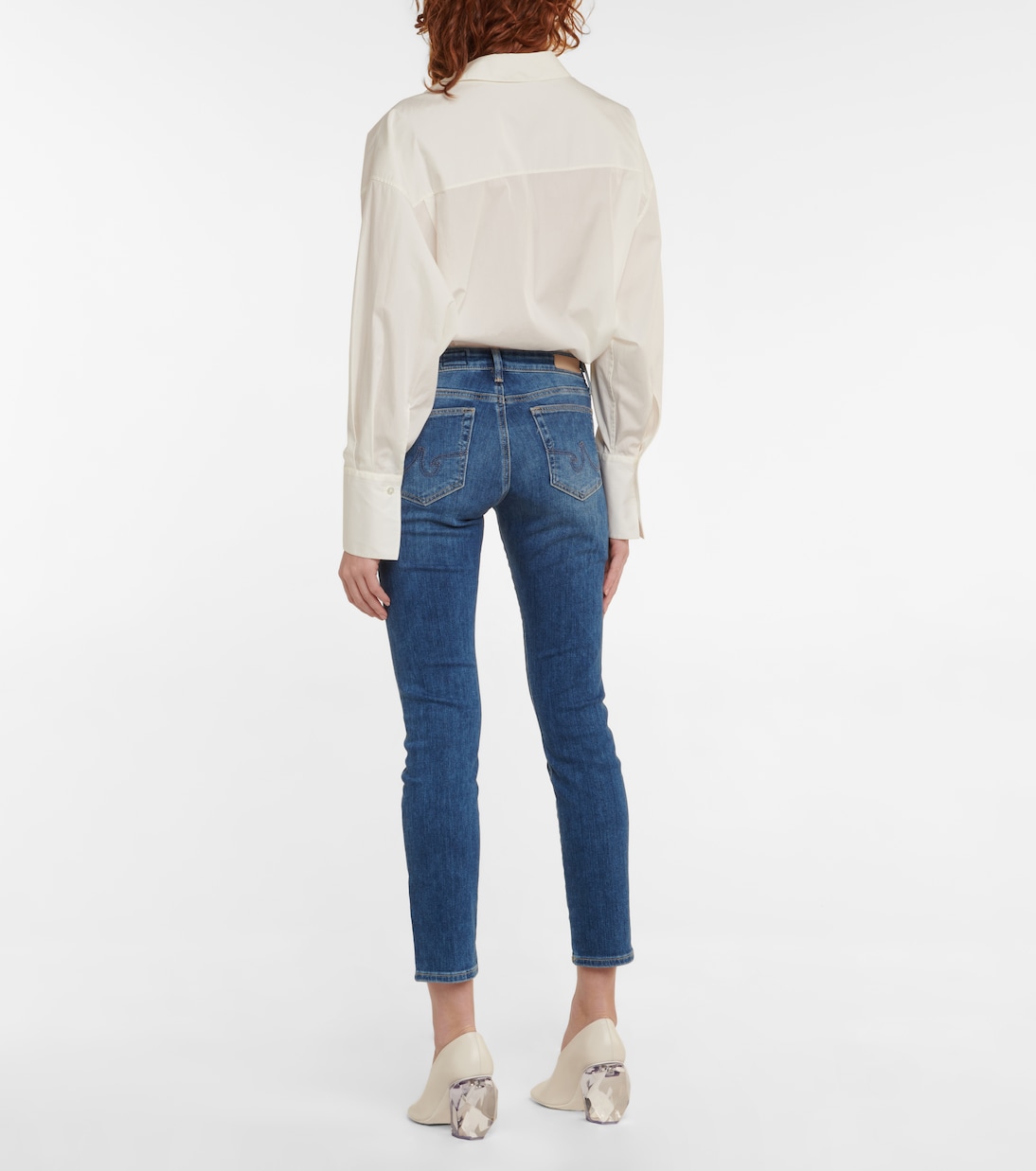 Prima Ankle mid-rise skinny jeans | AG Jeans
