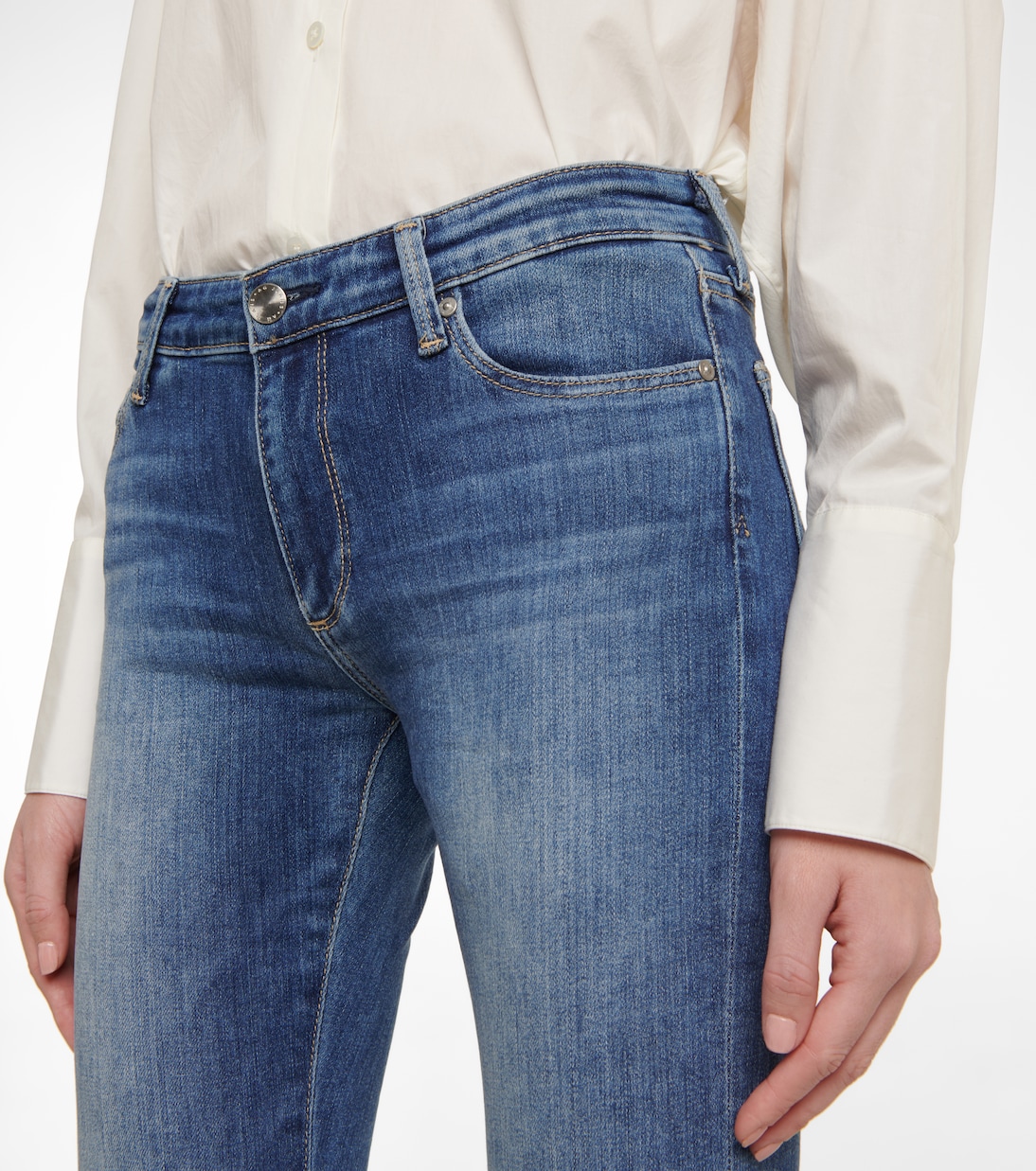 Prima Ankle mid-rise skinny jeans | AG Jeans