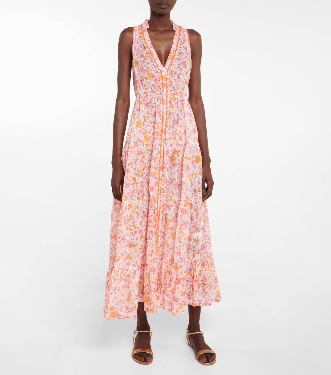 Nana floral cotton maxi dress | Poupette St Barth