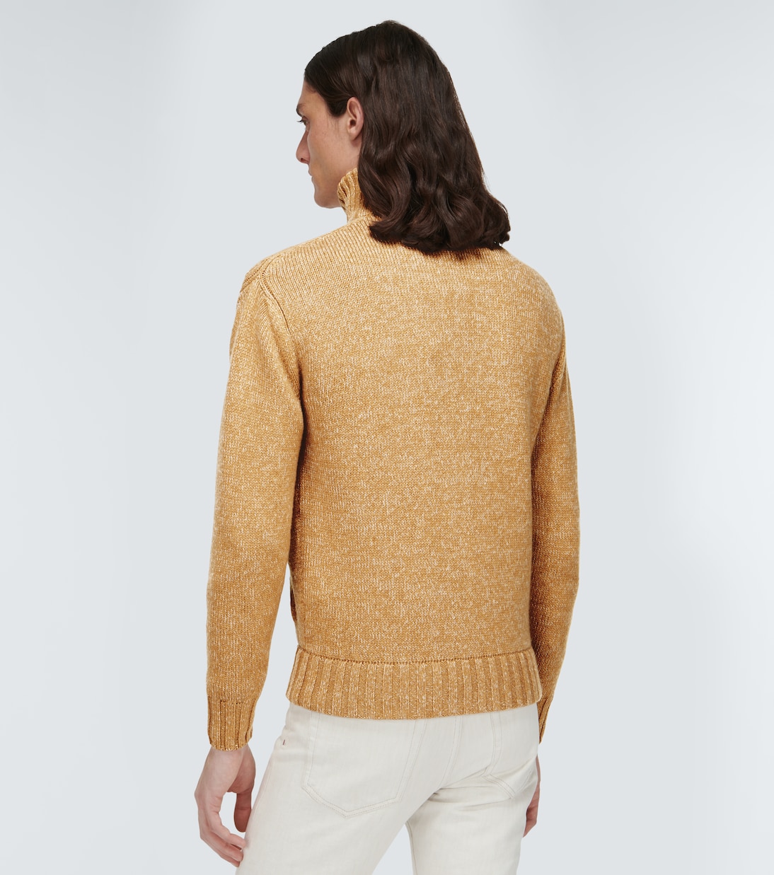 Cashmere zip-up sweater | Loro Piana