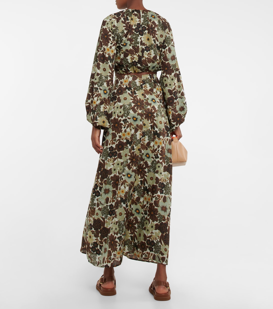 Constantine floral ramie maxi skirt | SIR
