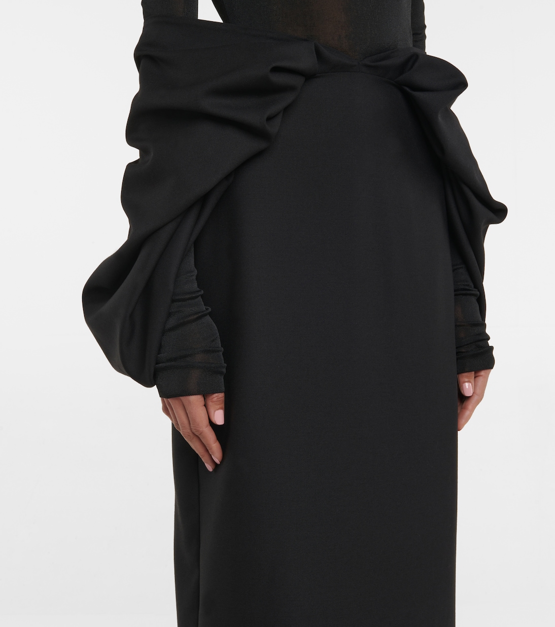 Abito lungo in lana e mohair | The Row
