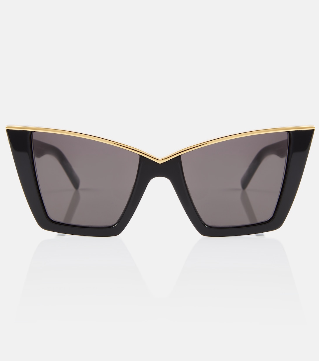 Occhiali da sole Saint Laurent SL 570 a forma di occhio di gatto per giovani trendy