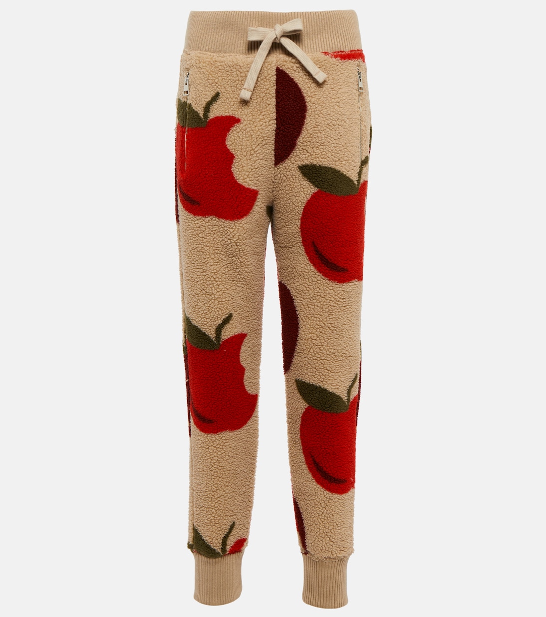 Printed fleece sweatpants | JW Anderson