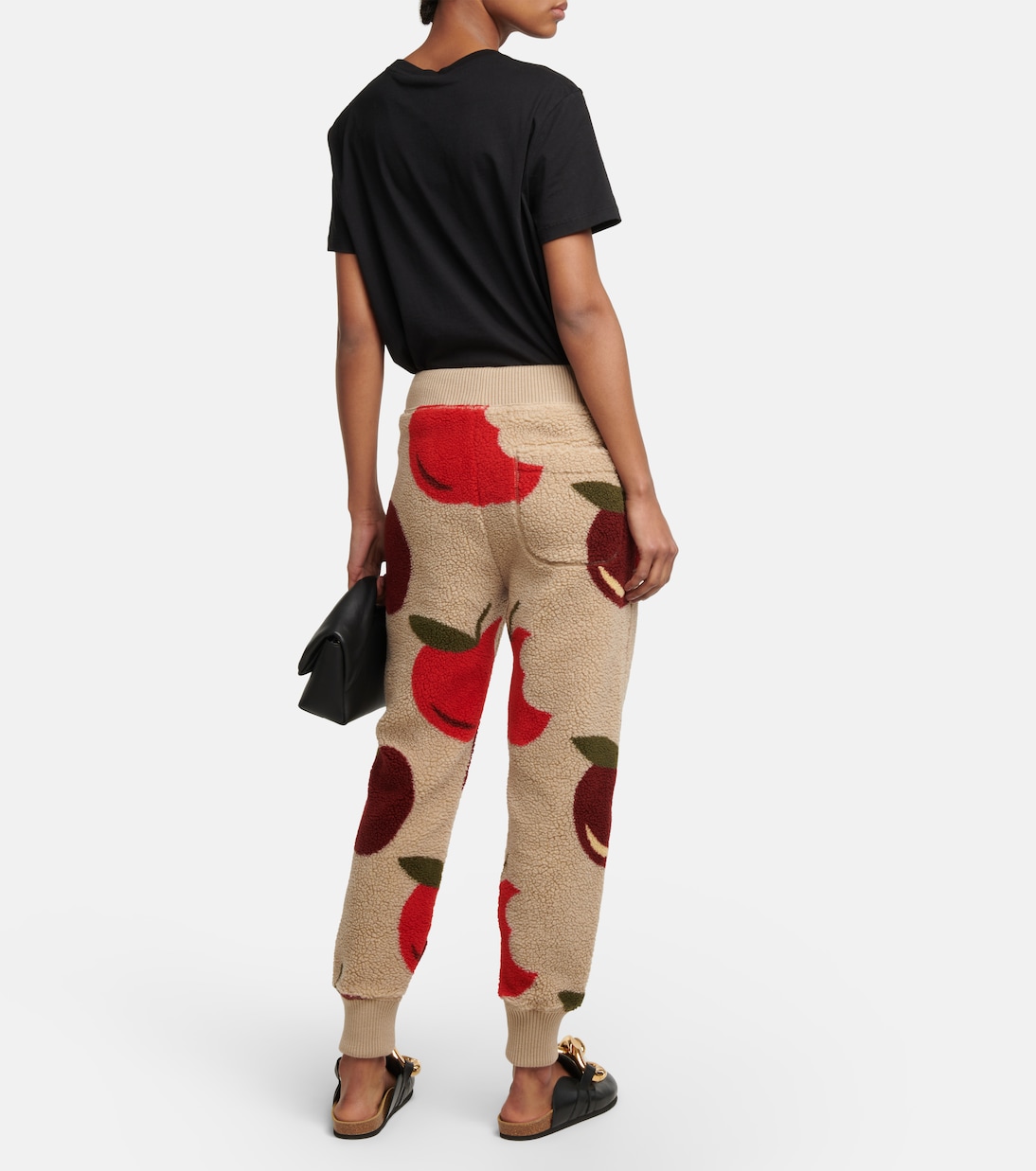 Printed fleece sweatpants | JW Anderson
