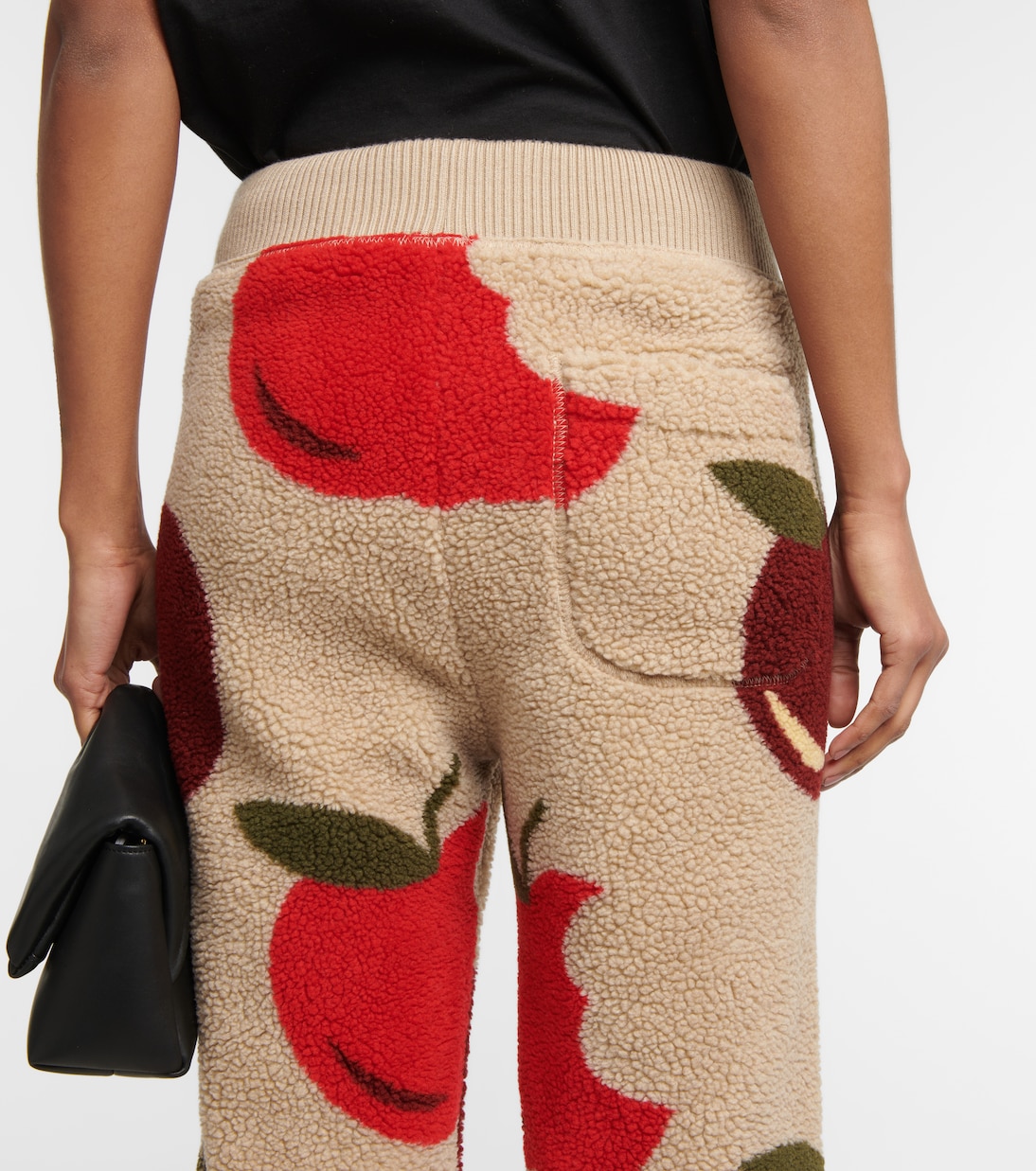 Printed fleece sweatpants | JW Anderson