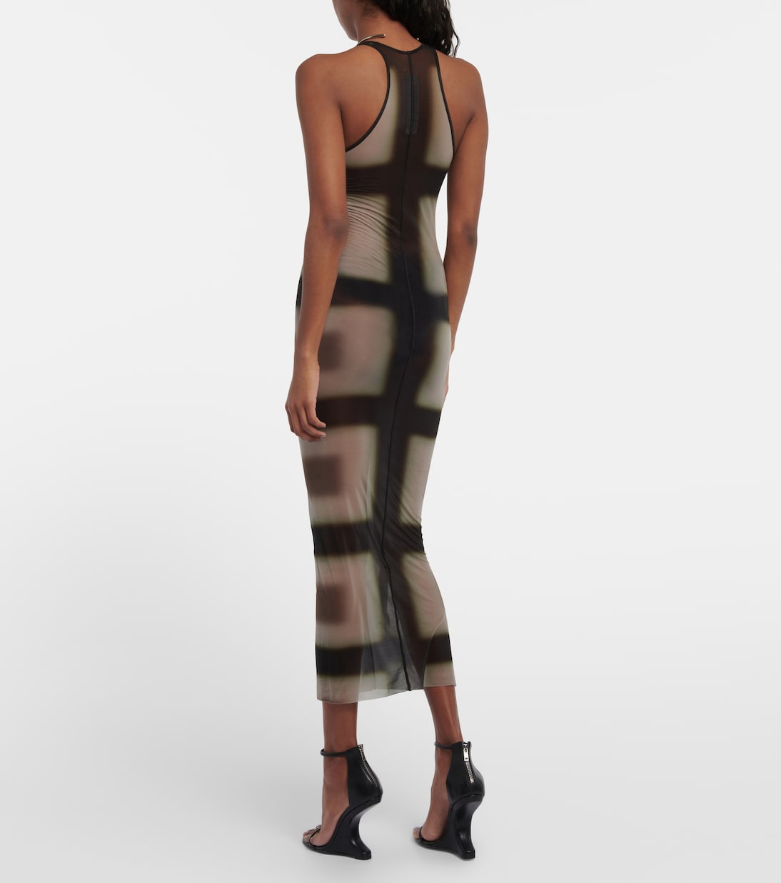 Printed sheer midi dress | Rick Owens