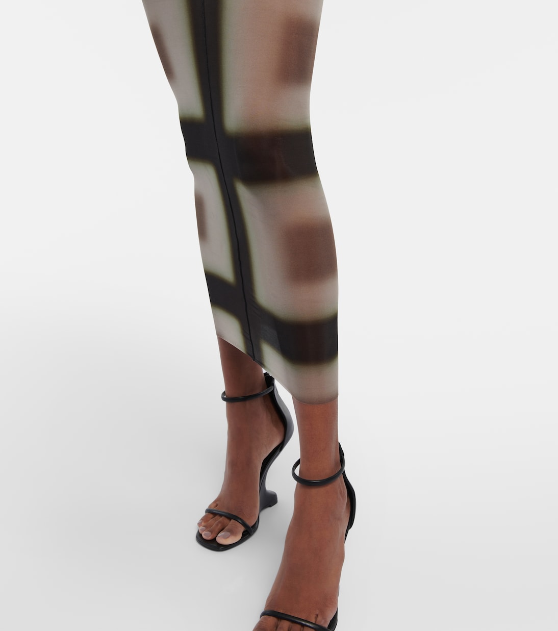 Printed sheer midi dress | Rick Owens