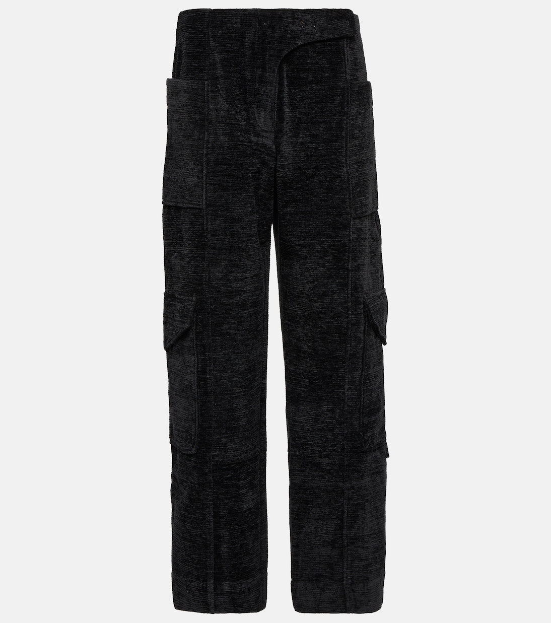 Pantaloni in ciniglia con vita alta | Ganni