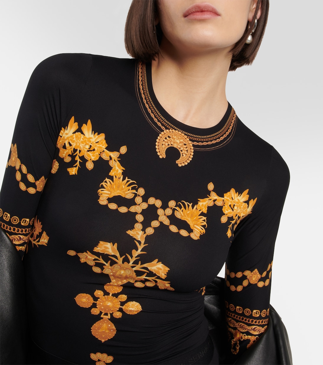Printed jersey top | Marine Serre