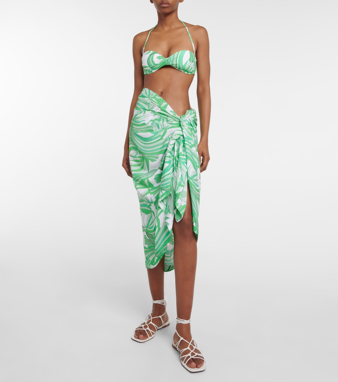 Pareo printed beach cover-up | Melissa Odabash