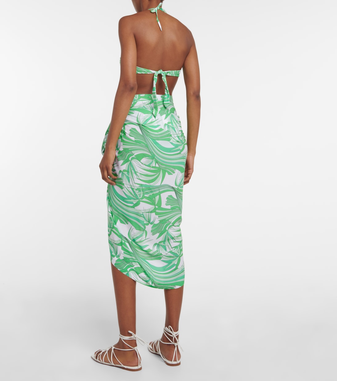 Pareo printed beach cover-up | Melissa Odabash