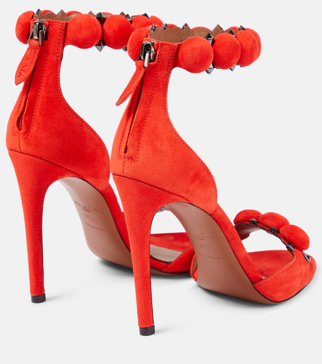 La Bombe 100 suede sandals | Alaïa