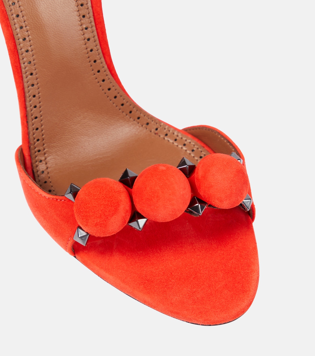 La Bombe 100 suede sandals | Alaïa