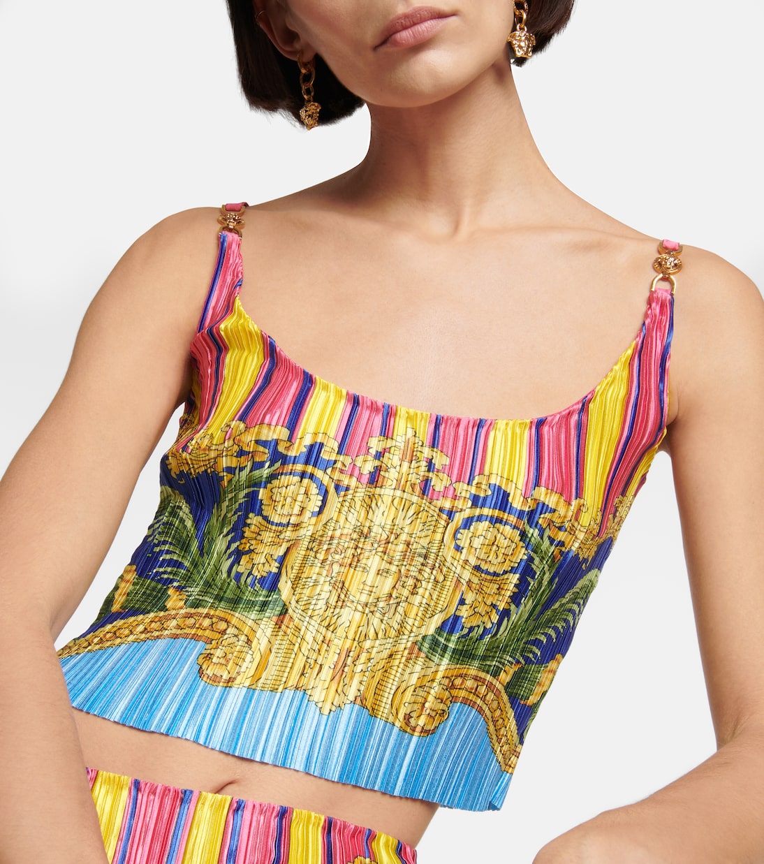 Top cropped Medusa Palm Springs | Versace