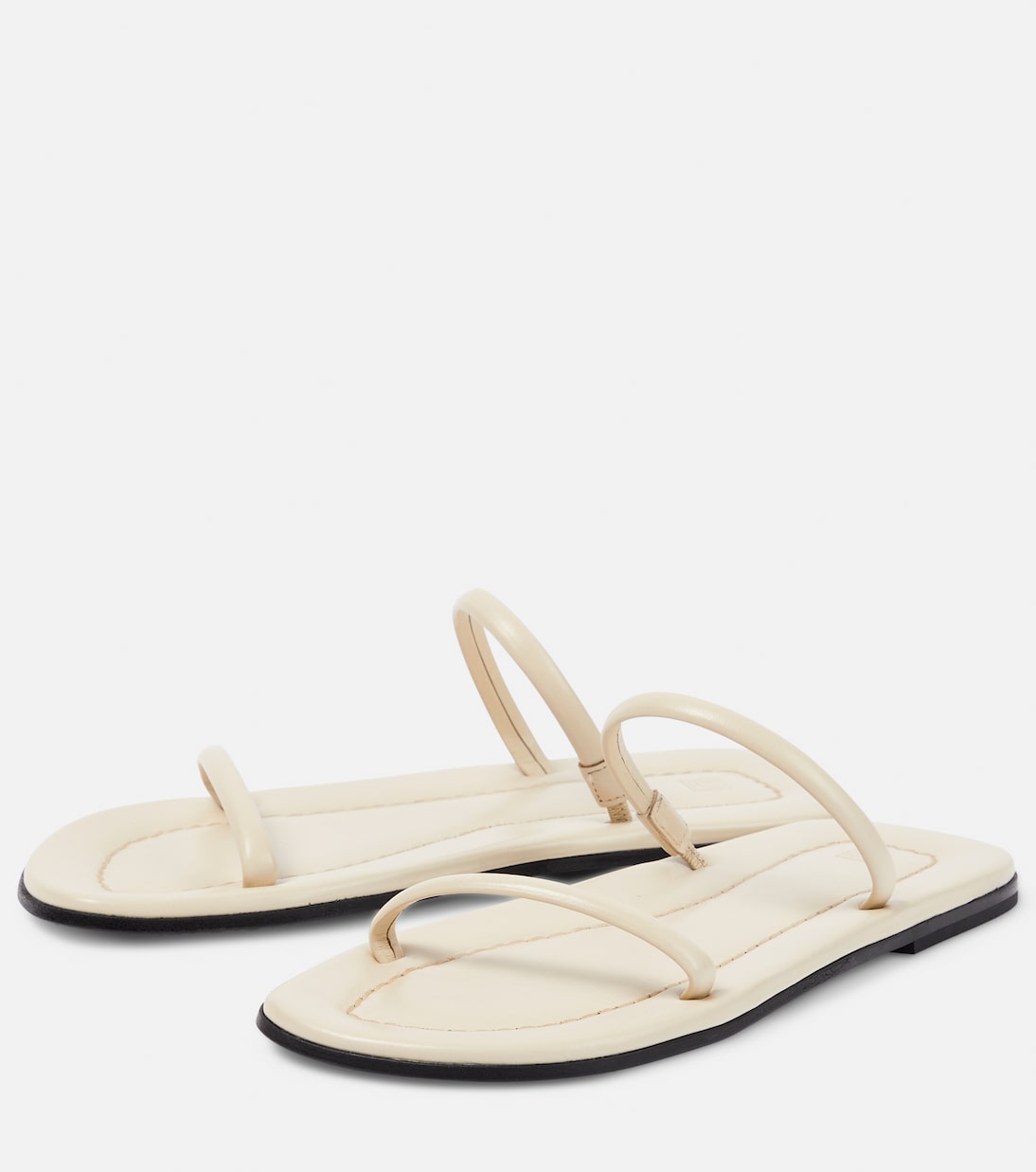 The City leather slides | Toteme