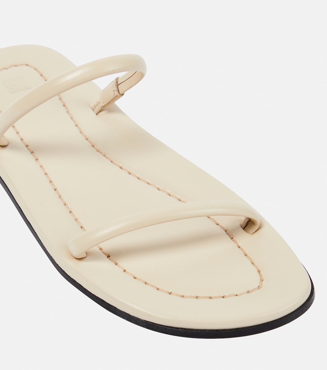 The City leather slides | Toteme