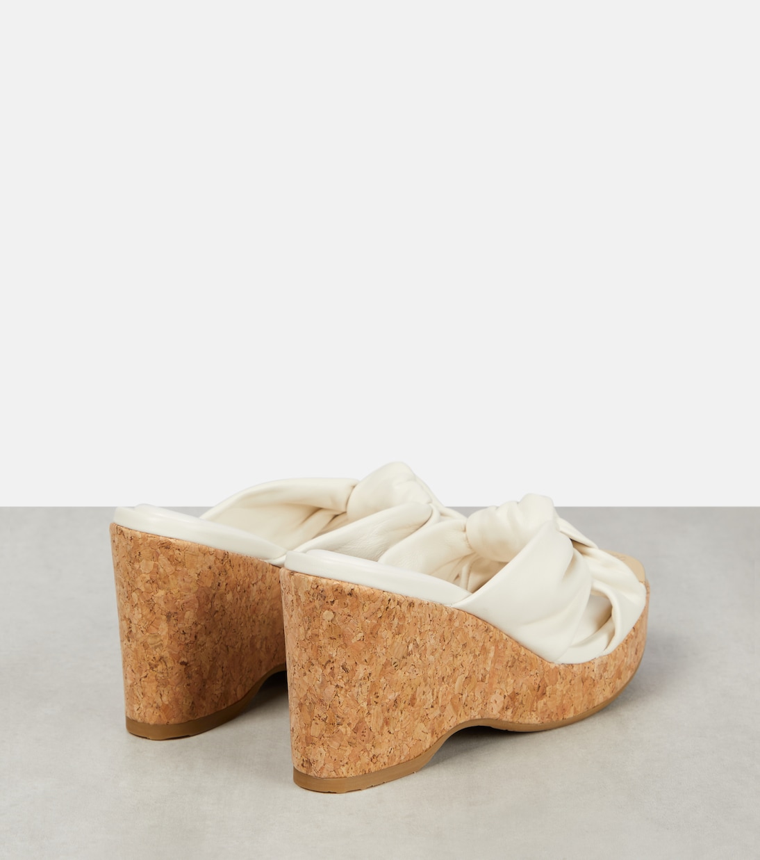 Sandalias Avenue de piel con cuña | Jimmy Choo