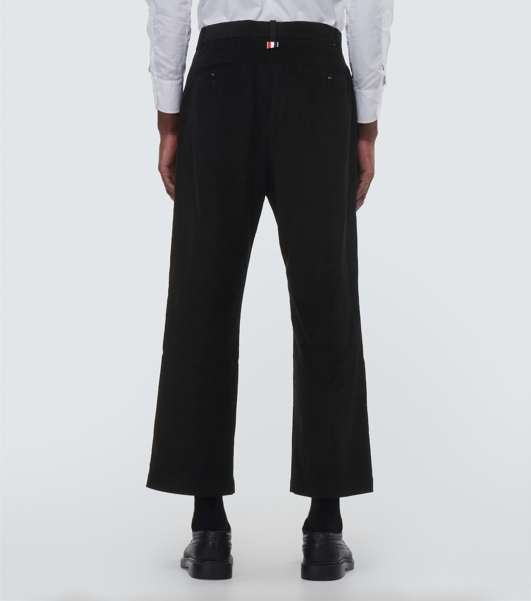 Pantalones rectos en pana de algodón | Thom Browne