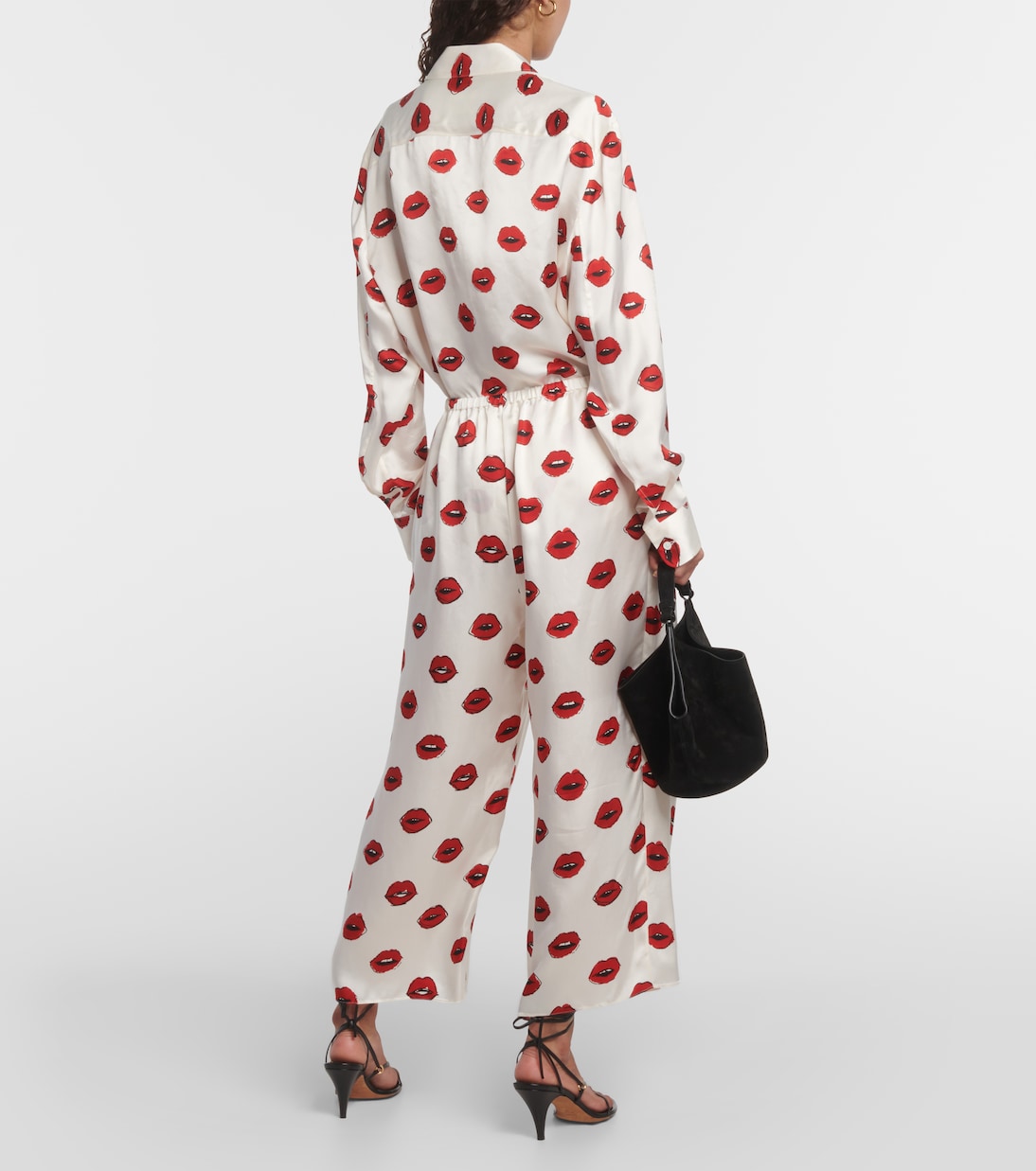 Bedruckte Hose Mindy aus Twill | Khaite