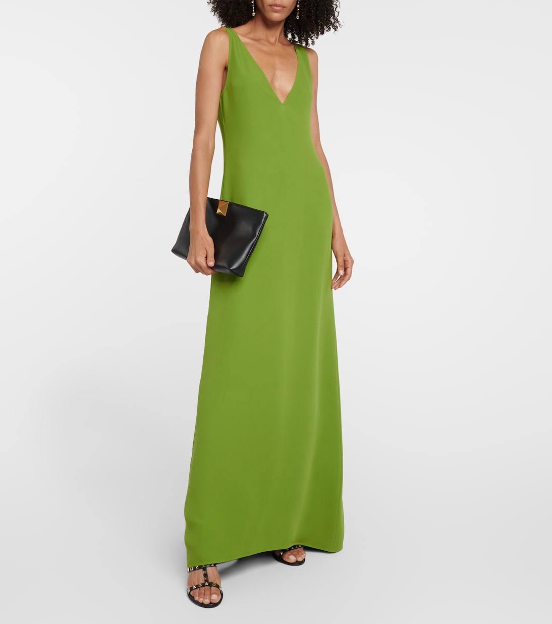 Maxikleid aus Seiden-Crêpe | Valentino