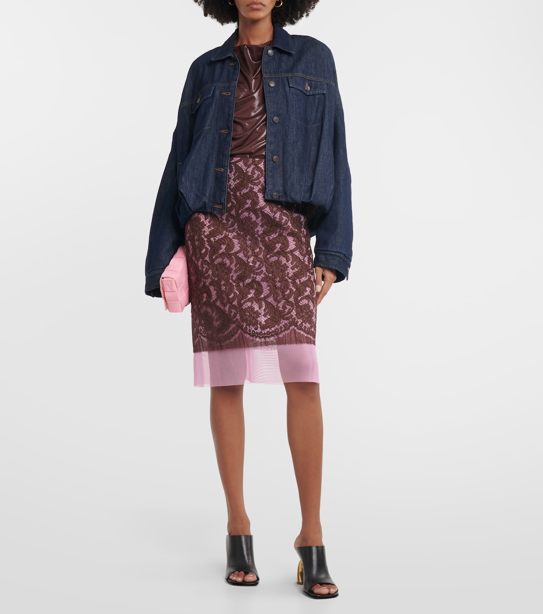 Slacy lace midi skirt | Dries Van Noten