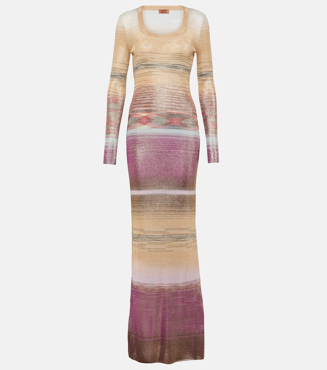 Space-dyed knit maxi dress  | Missoni