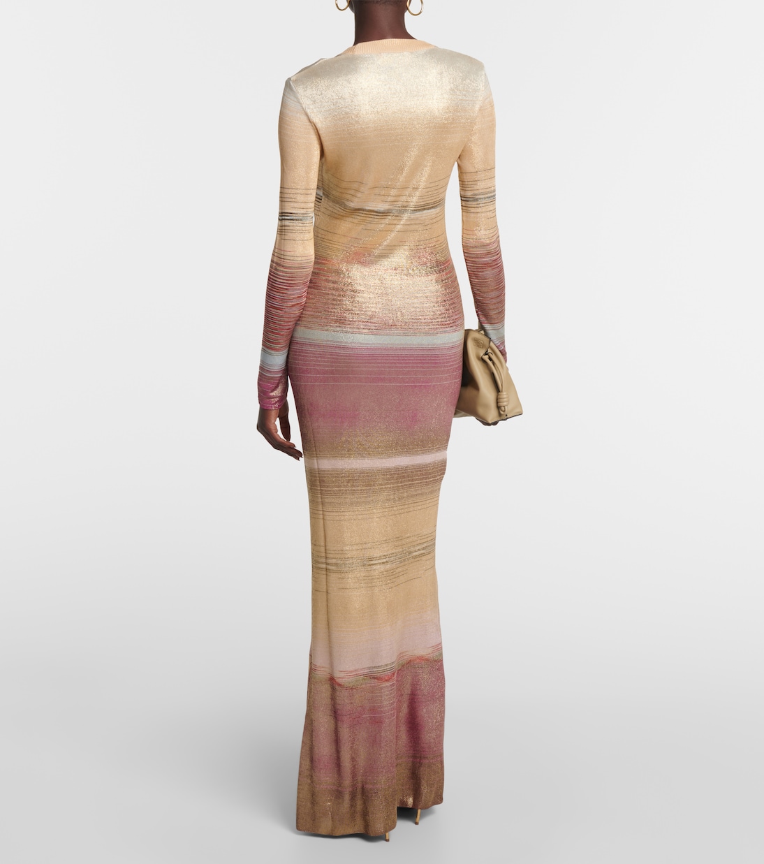 Space-dyed knit maxi dress  | Missoni